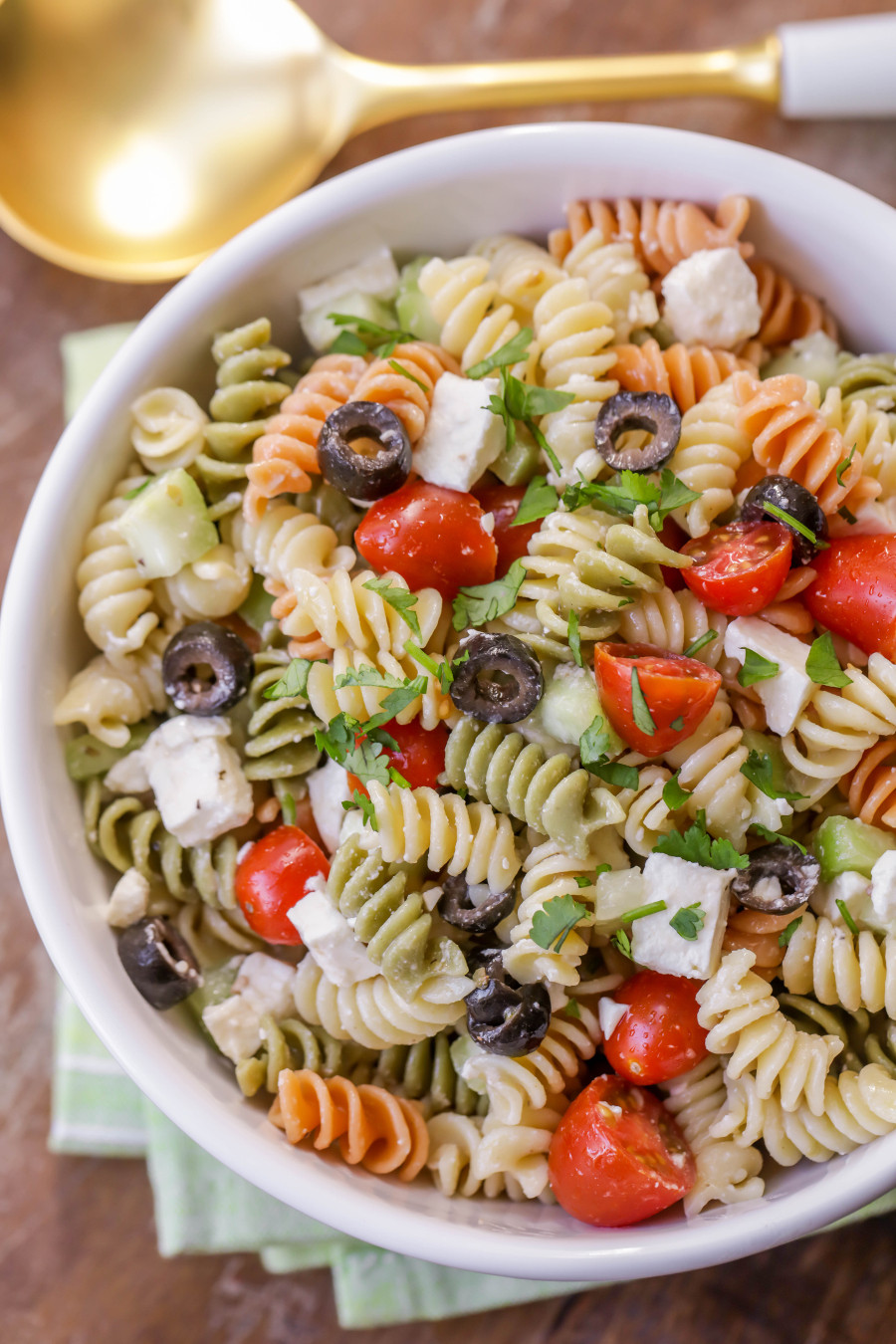 Greek Pasta Salad
 Greek Pasta Salad Lil Luna