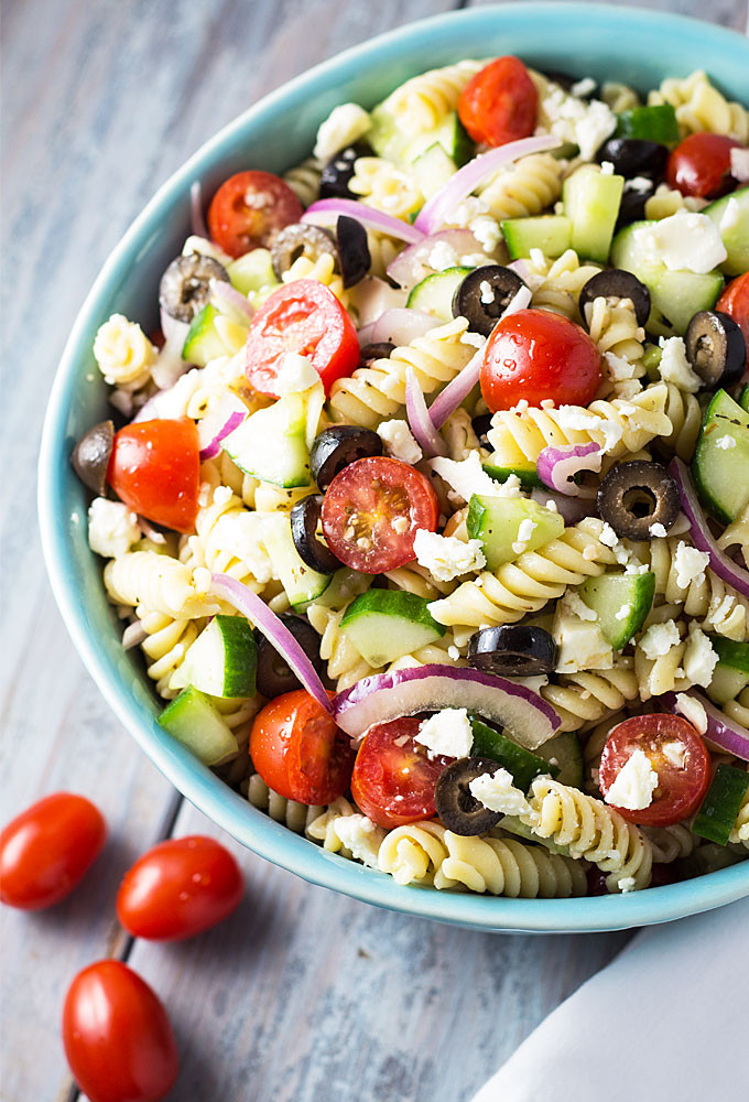 Greek Pasta Salad
 Greek Pasta Salad