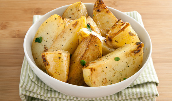 Greek Roasted Potatoes
 Lemony Greek Roasted Potatoes In the Kitchen with