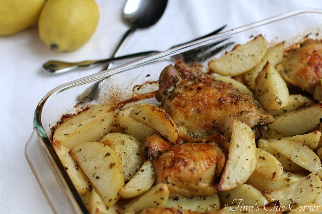 Greek Roasted Potatoes
 Greek Roasted Chicken and Potatoes – Tina s Chic Corner