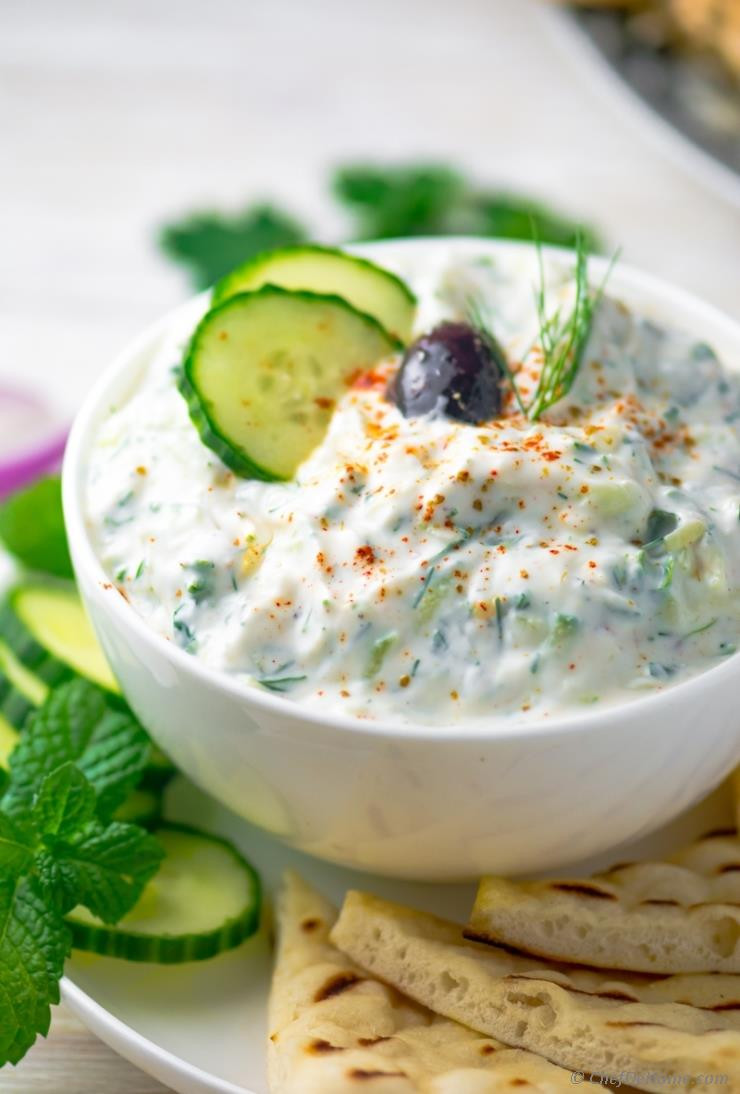 Greek Tzatziki Sauce
 Easy Tzatziki Sauce Recipe