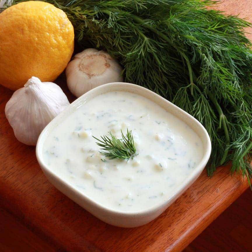 Greek Tzatziki Sauce
 greek tzatziki sauce