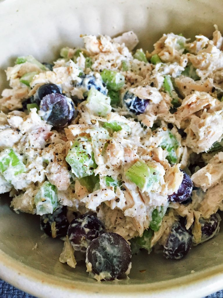 Greek Yogurt Chicken Salad
 Greek Yogurt Chicken Salad with Grapes and Celery • emily