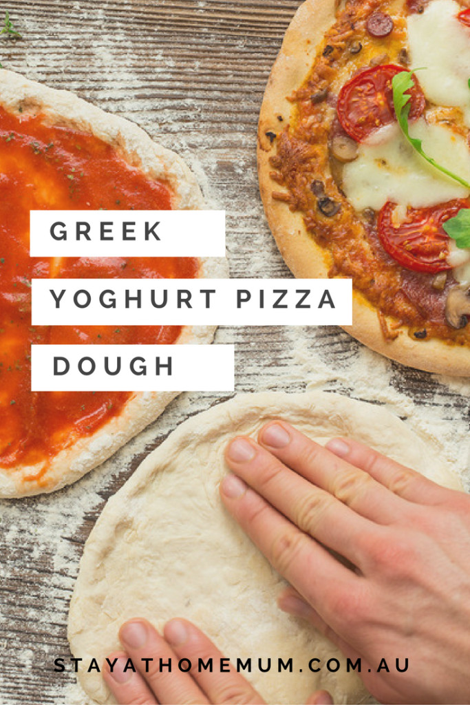 Greek Yogurt Pizza Dough
 Two Ingre nt Greek Yoghurt Pizza Dough Stay at Home Mum