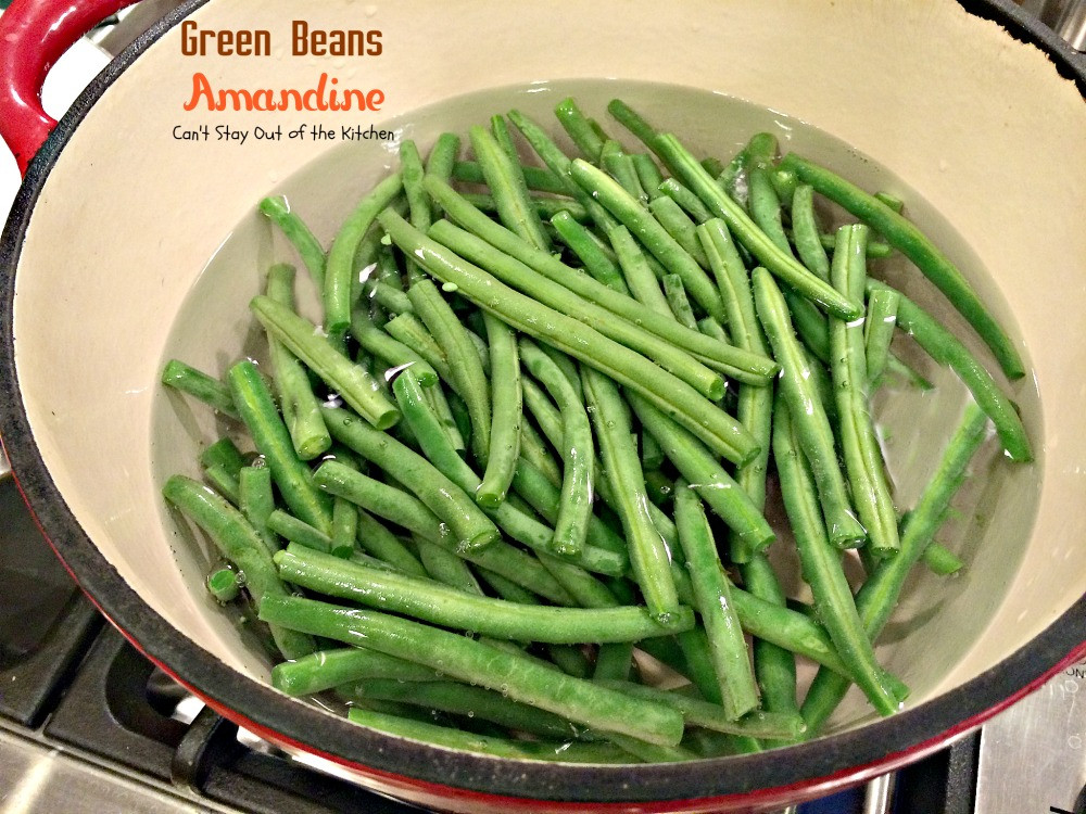 Green Bean Amandine
 Green Beans Amandine Can t Stay Out of the Kitchen