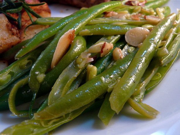 Green Bean Amandine
 Green Beans Amandine Recipe Food