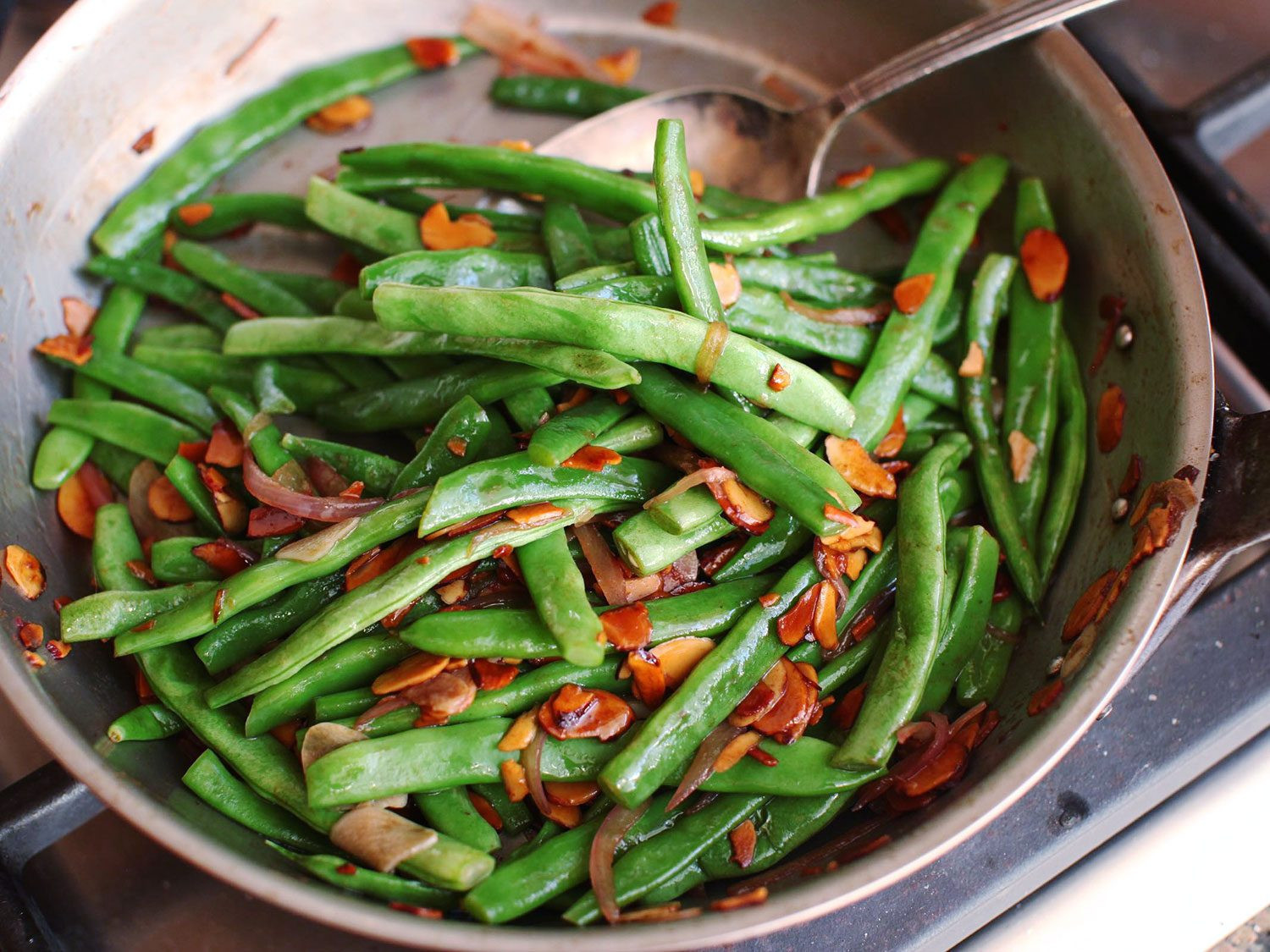 Green Bean Amandine
 Haricots Verts Amandine French Style Green Beans With