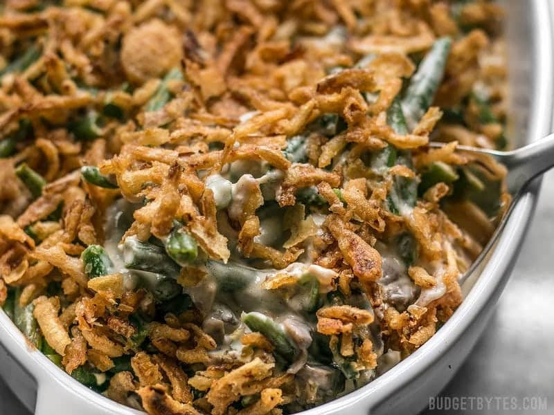 Green Bean Casserol
 The Creamiest Green Bean Casserole with no "Cream