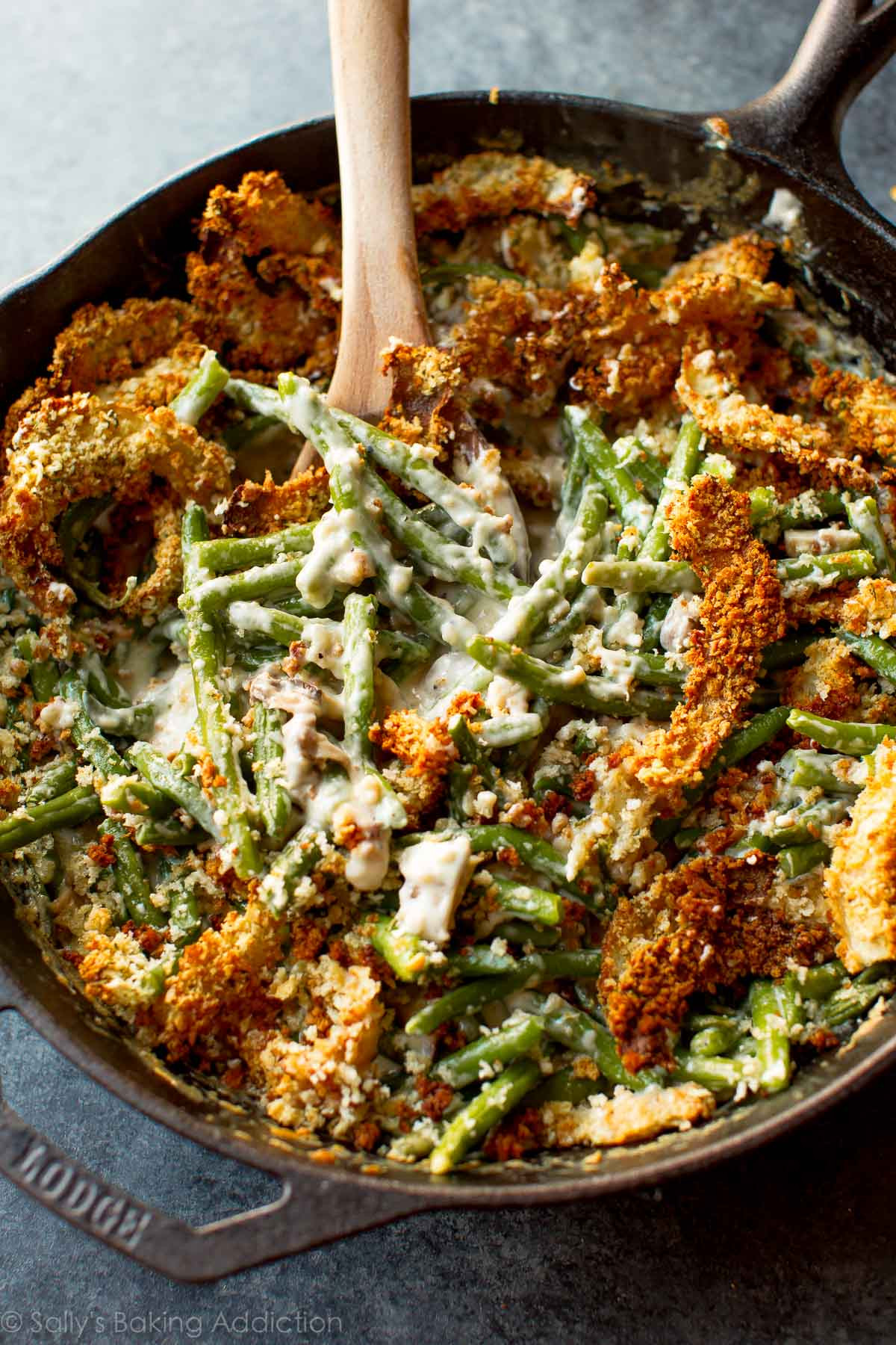 Green Bean Casserol
 Creamy Green Bean Casserole from Scratch Sallys Baking