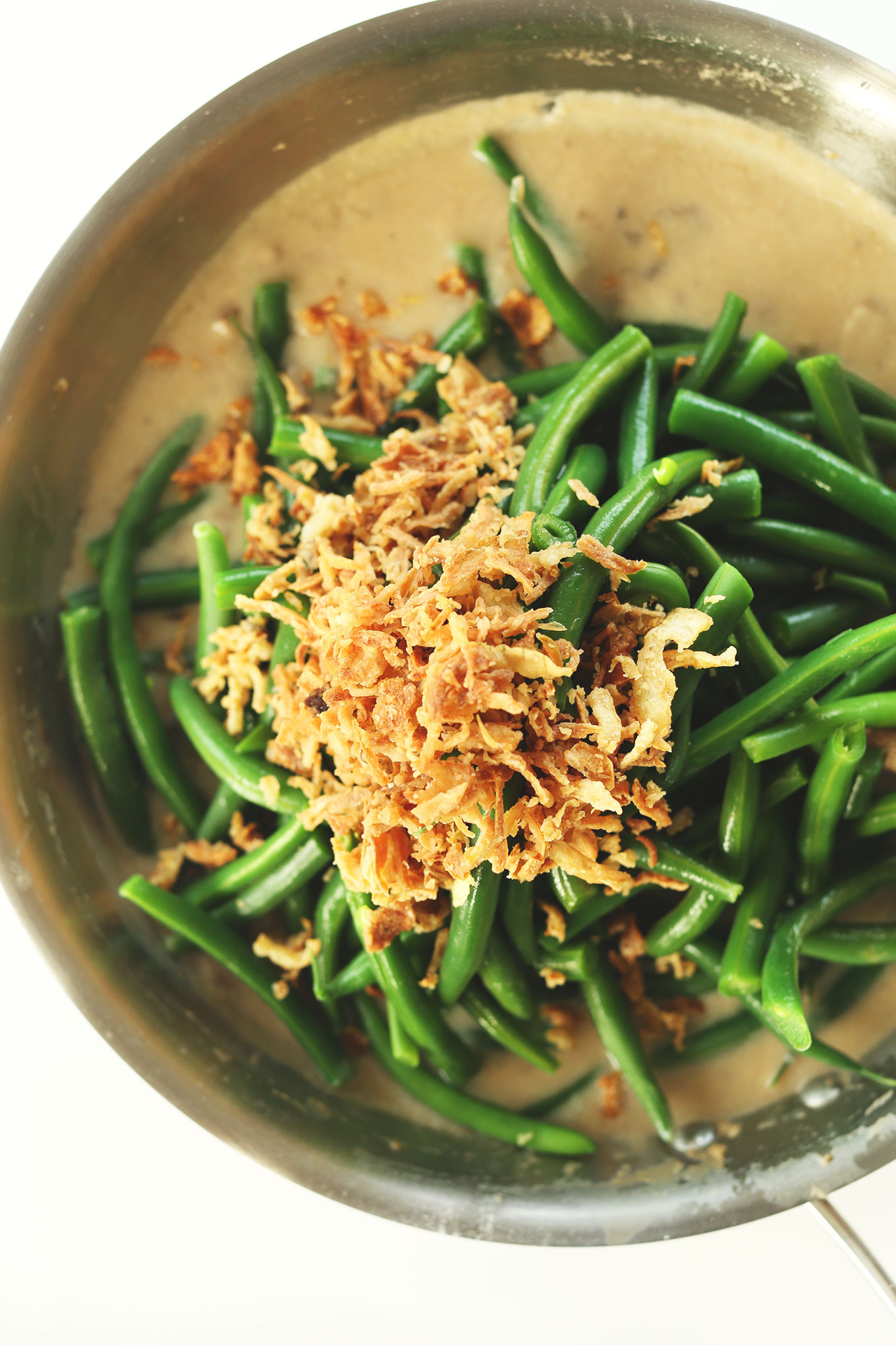 Green Bean Casserole With Canned Green Beans
 Vegan Green Bean Casserole