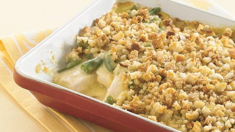 Green Bean Casserole With Frozen Green Beans
 Green Bean and Chicken Casserole recipe from Betty Crocker