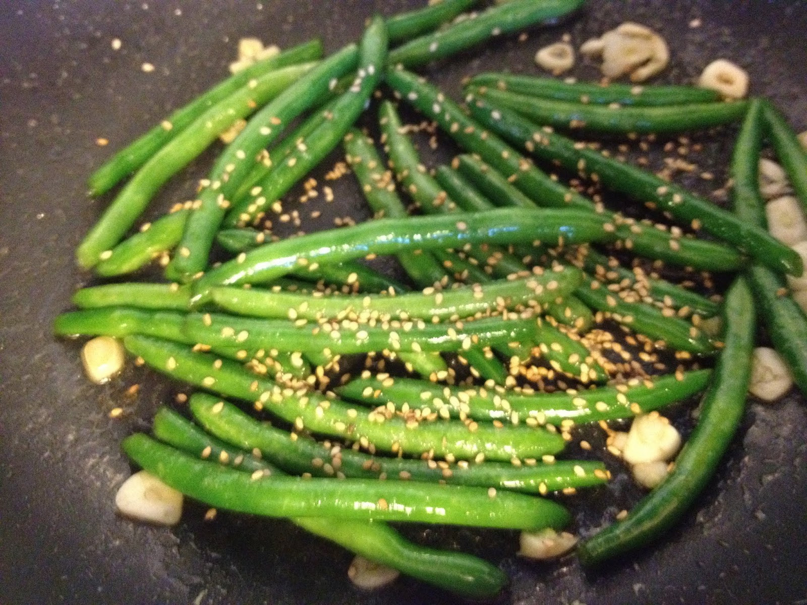 Green Bean Side Dish
 Korean Style Green Bean Side Dish