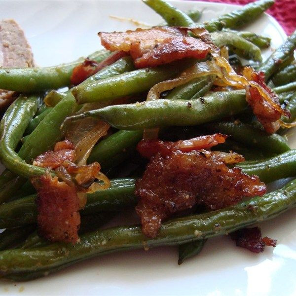 Green Beans With Bacon And Onion
 17 Best images about Best Ever Sides on Pinterest