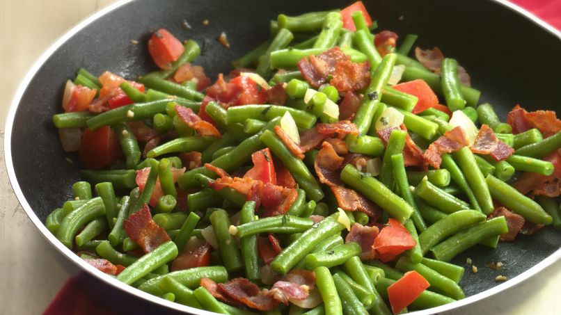Green Beans With Bacon And Onion
 green beans bacon
