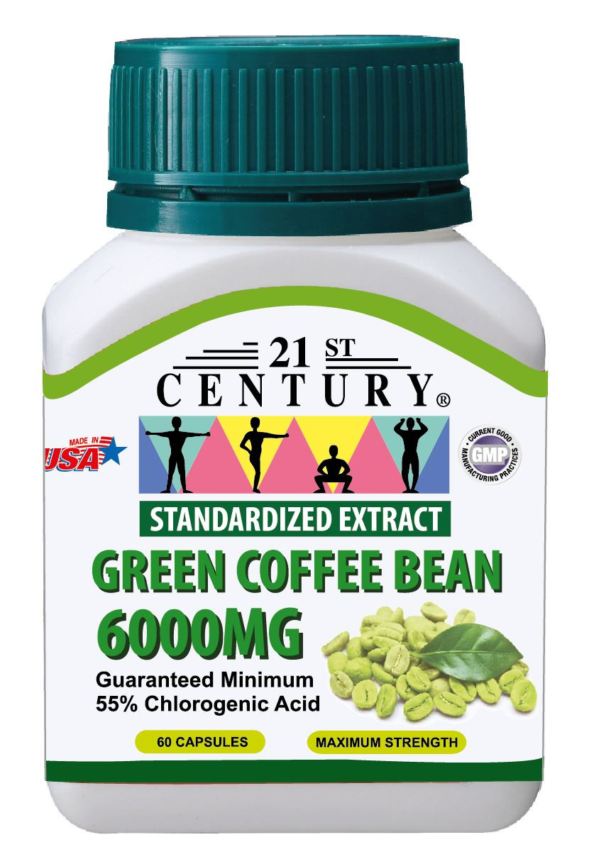 Green Coffee Bean Extract
 GREEN COFFEE BEAN EXTRACT 6 000mg 60 capsules FREEZE