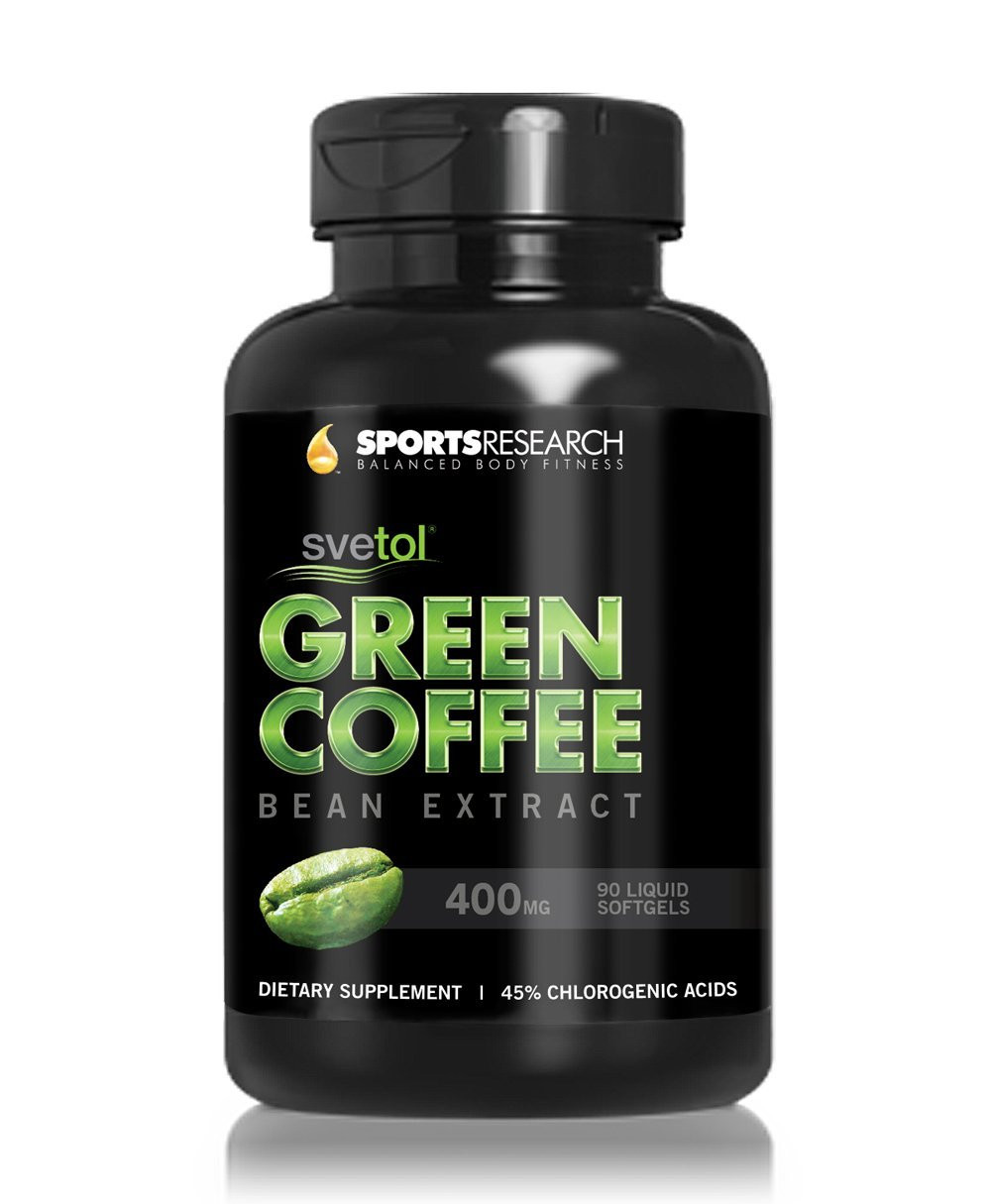 Green Coffee Bean Extract
 SVETOL Green Coffee Bean Extract 90 Liquid Softgels with