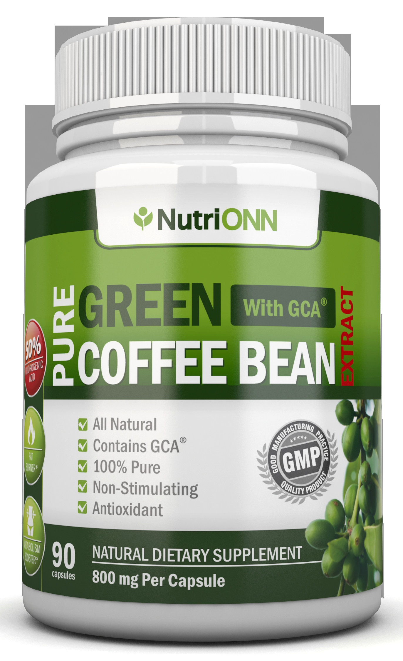 Green Coffee Bean Extract
 Green Coffee Bean Extract NutriONN Supplements