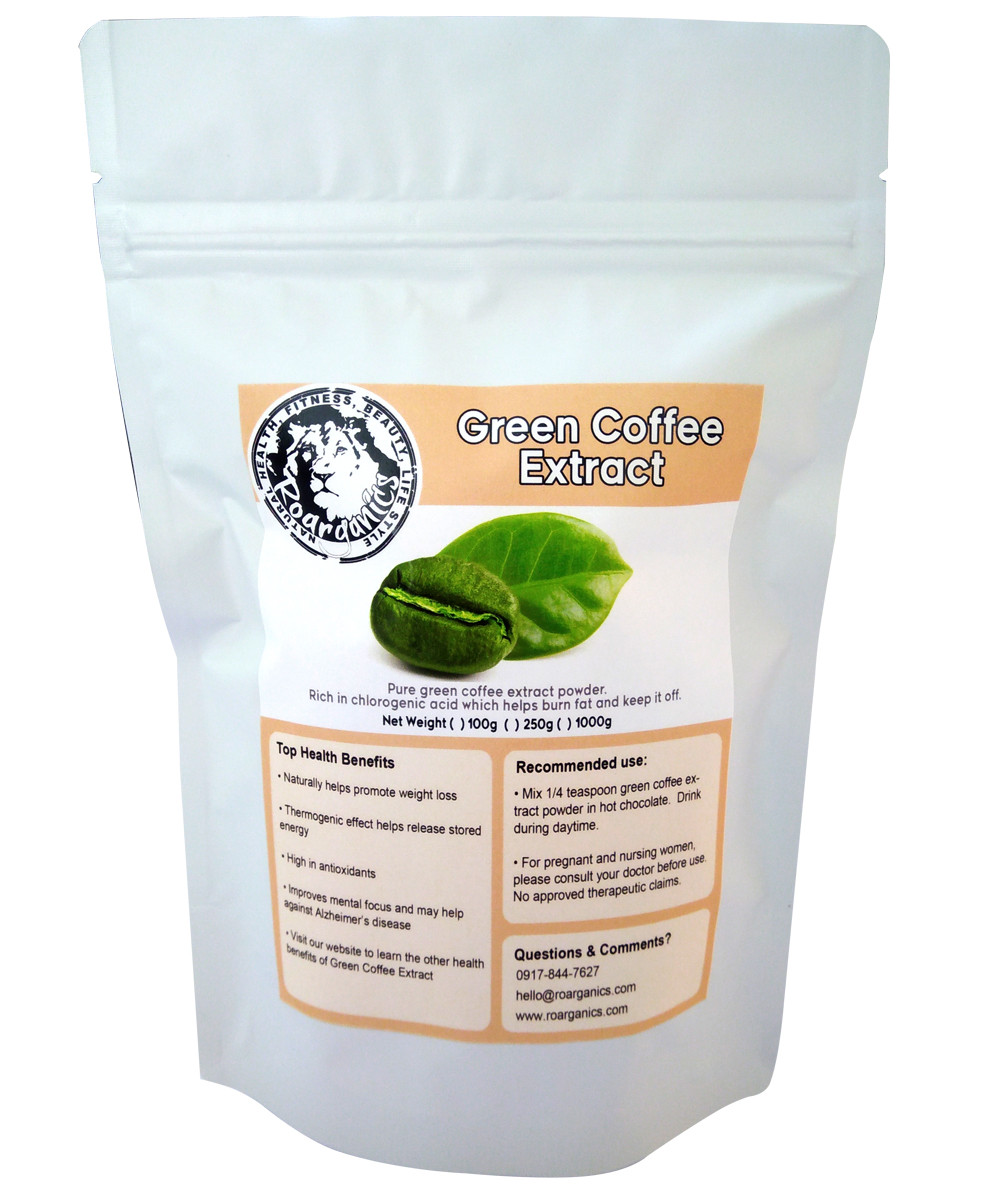 Green Coffee Bean Powder
 Green Coffee Bean Extract Powder – Roarganics