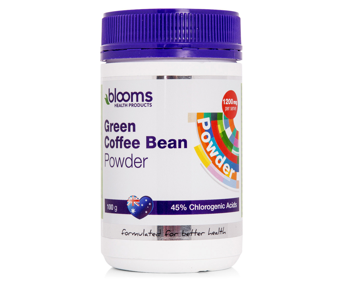 Green Coffee Bean Powder
 Blooms Green Coffee Bean Powder 100g