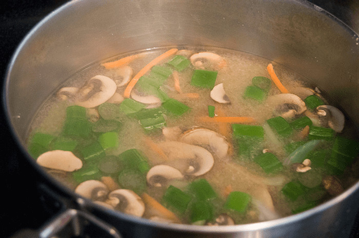 Green Onion Soup
 Simple Mushroom Miso Soup