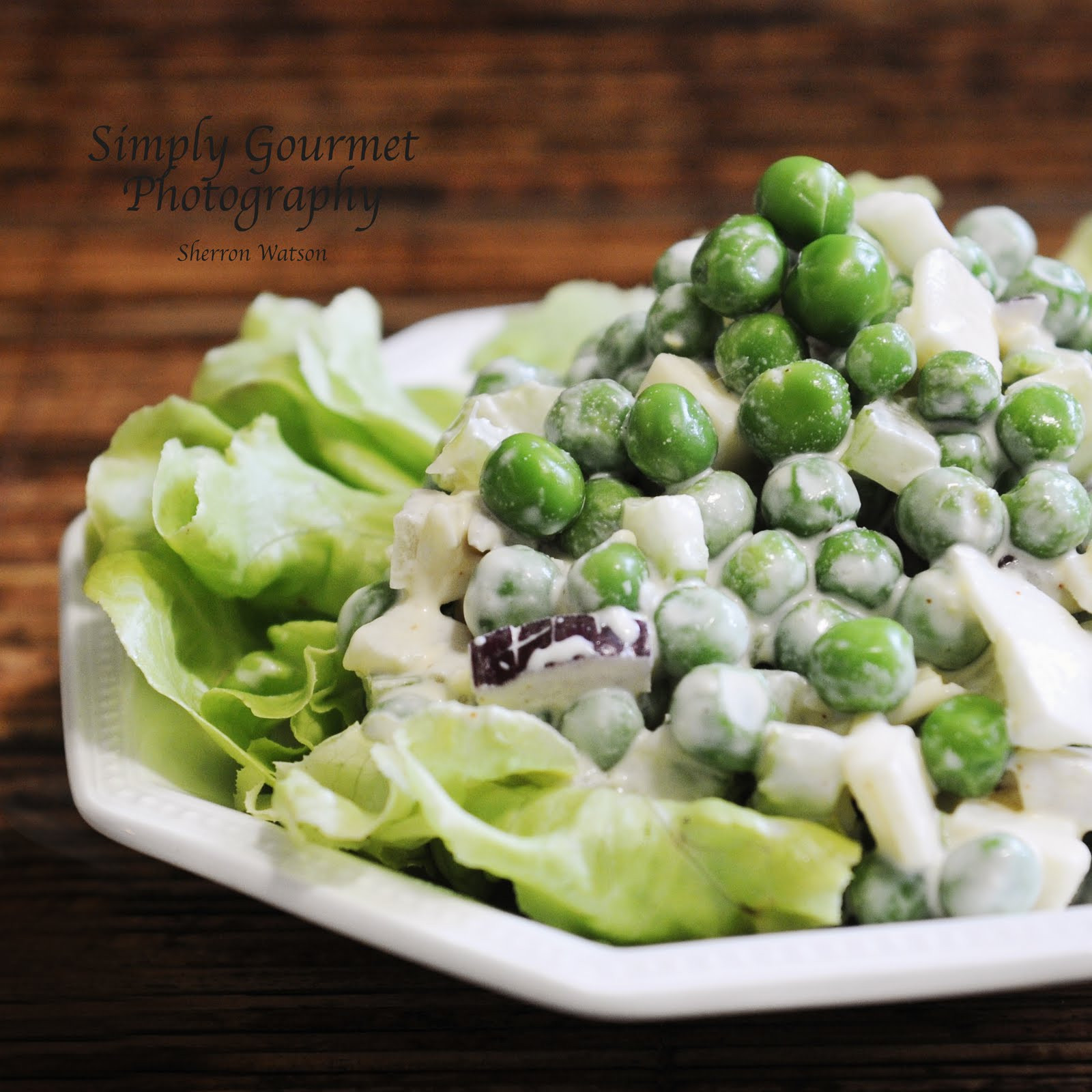 Green Pea Salad
 Simply Gourmet Green Pea Salad