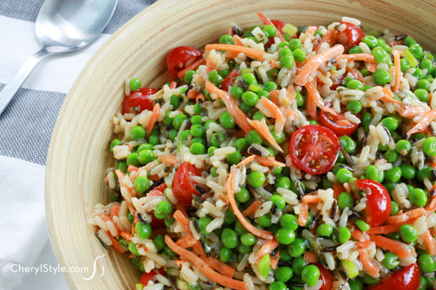 Green Pea Salad
 Green pea salad recipe with wild rice – Everyday Dishes & DIY