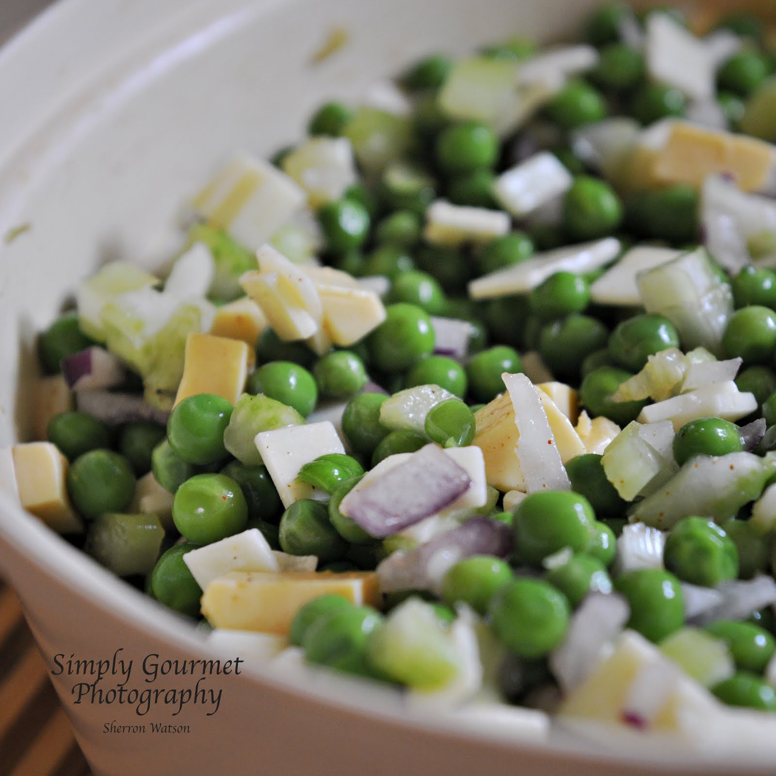 Green Pea Salad
 Simply Gourmet Green Pea Salad