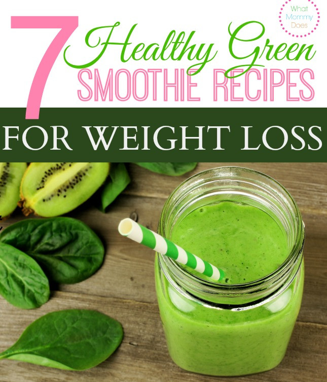 Green Smoothies For Weight Loss
 7 Healthy Green Smoothie Recipes for Weight Loss