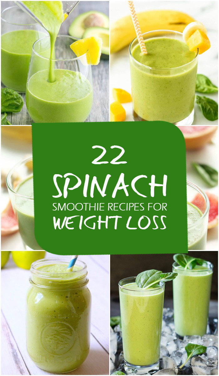 Green Smoothies Recipes
 22 Best Spinach Smoothie Recipes for Weight Loss