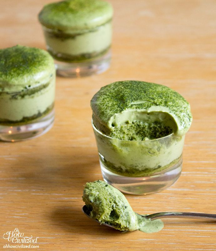 Green Tea Desserts
 Step by Step Recipe Matchamisu = Matcha Green Tea