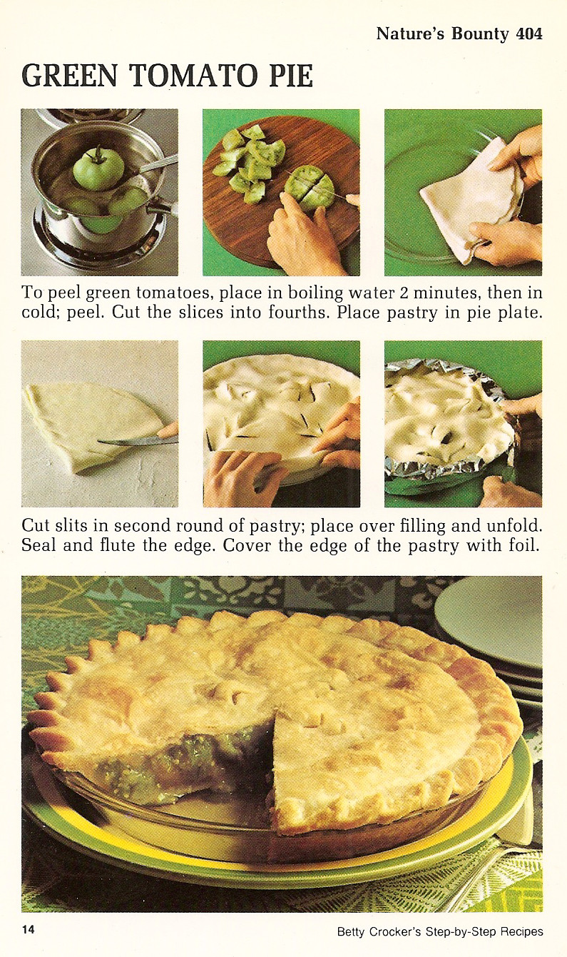 Green Tomato Pie
 Green Tomato Pie