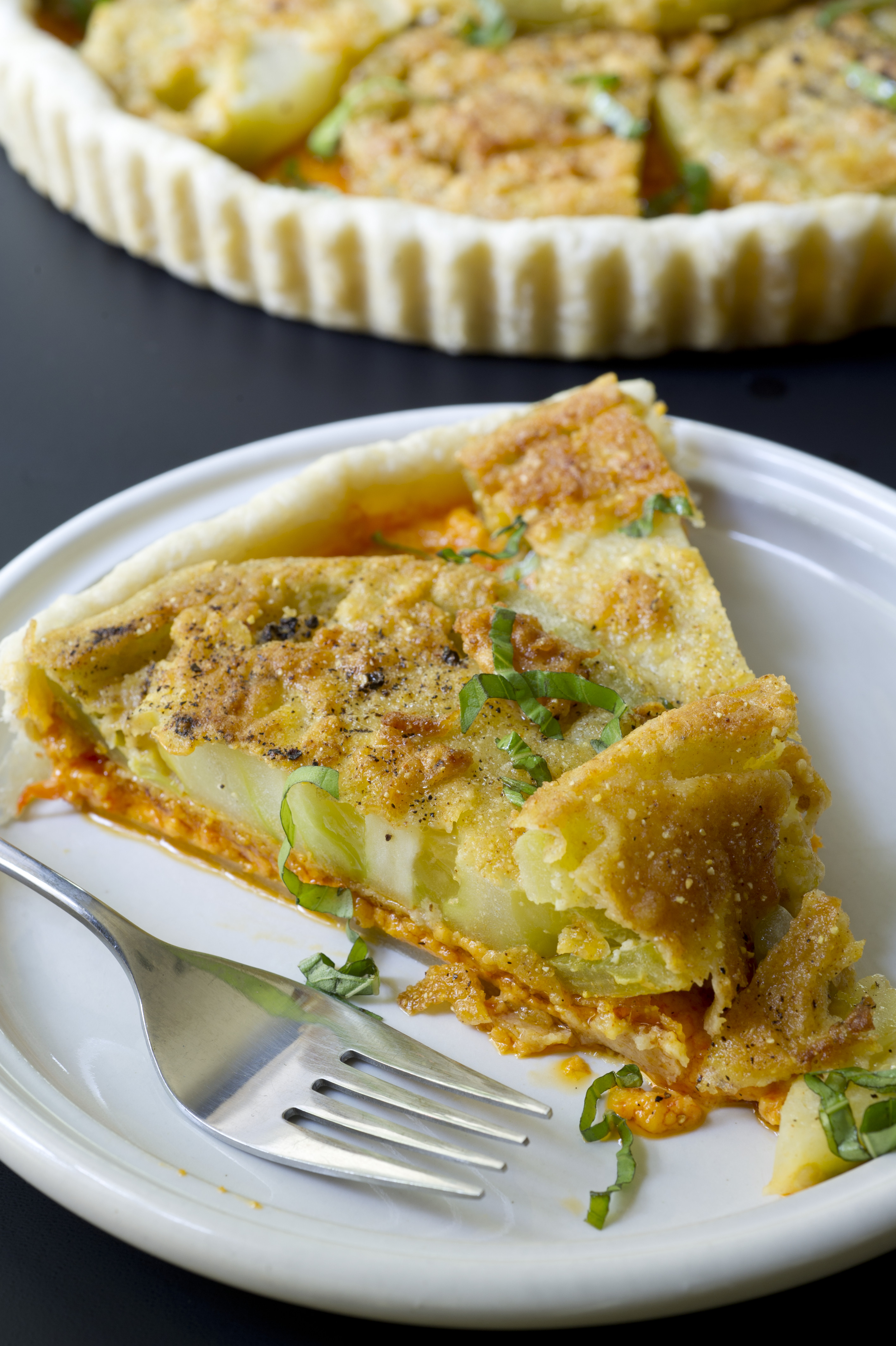 Green Tomato Pie
 green tomato pie savory