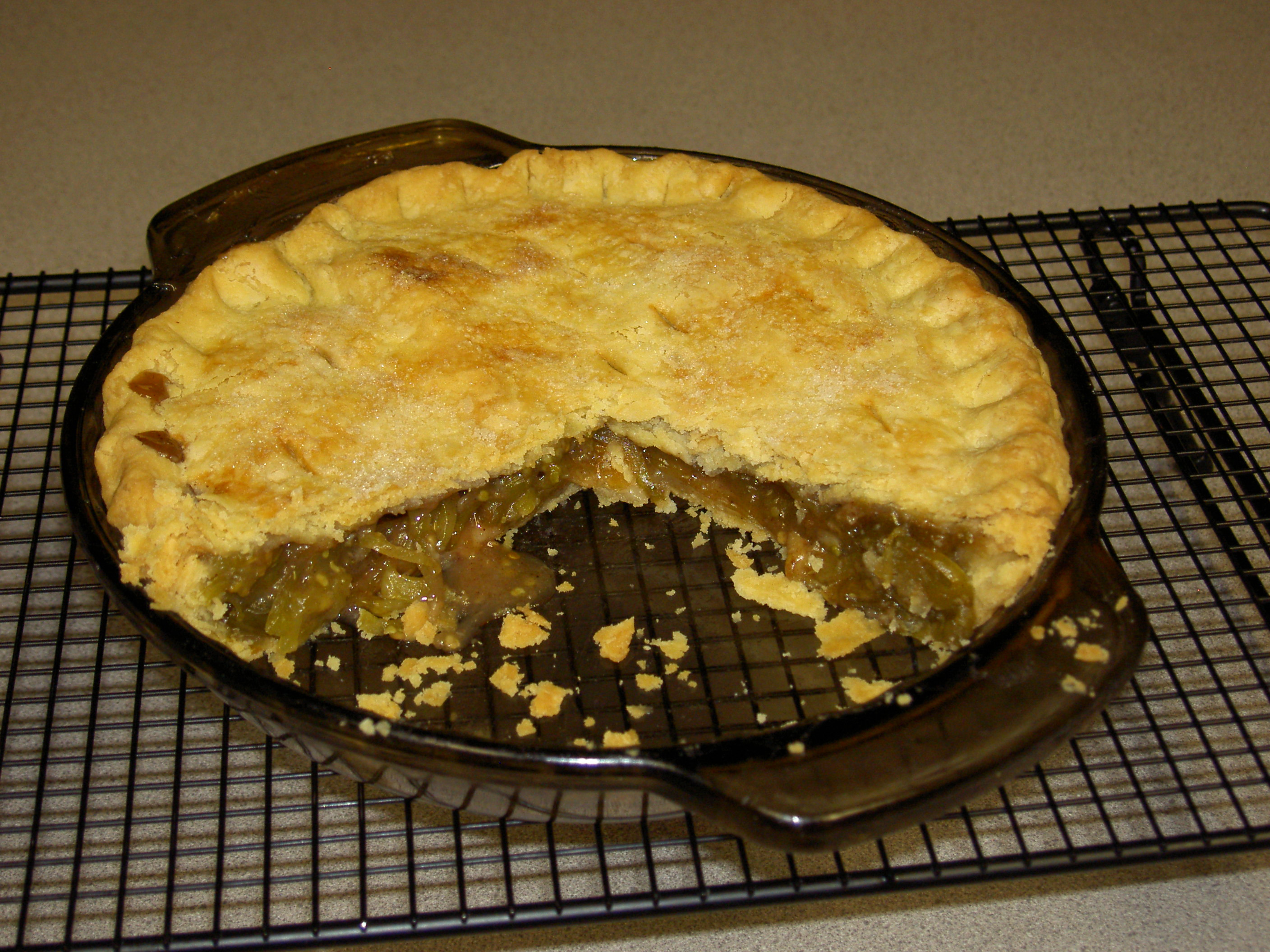 Green Tomato Pie
 Green Tomato Pie