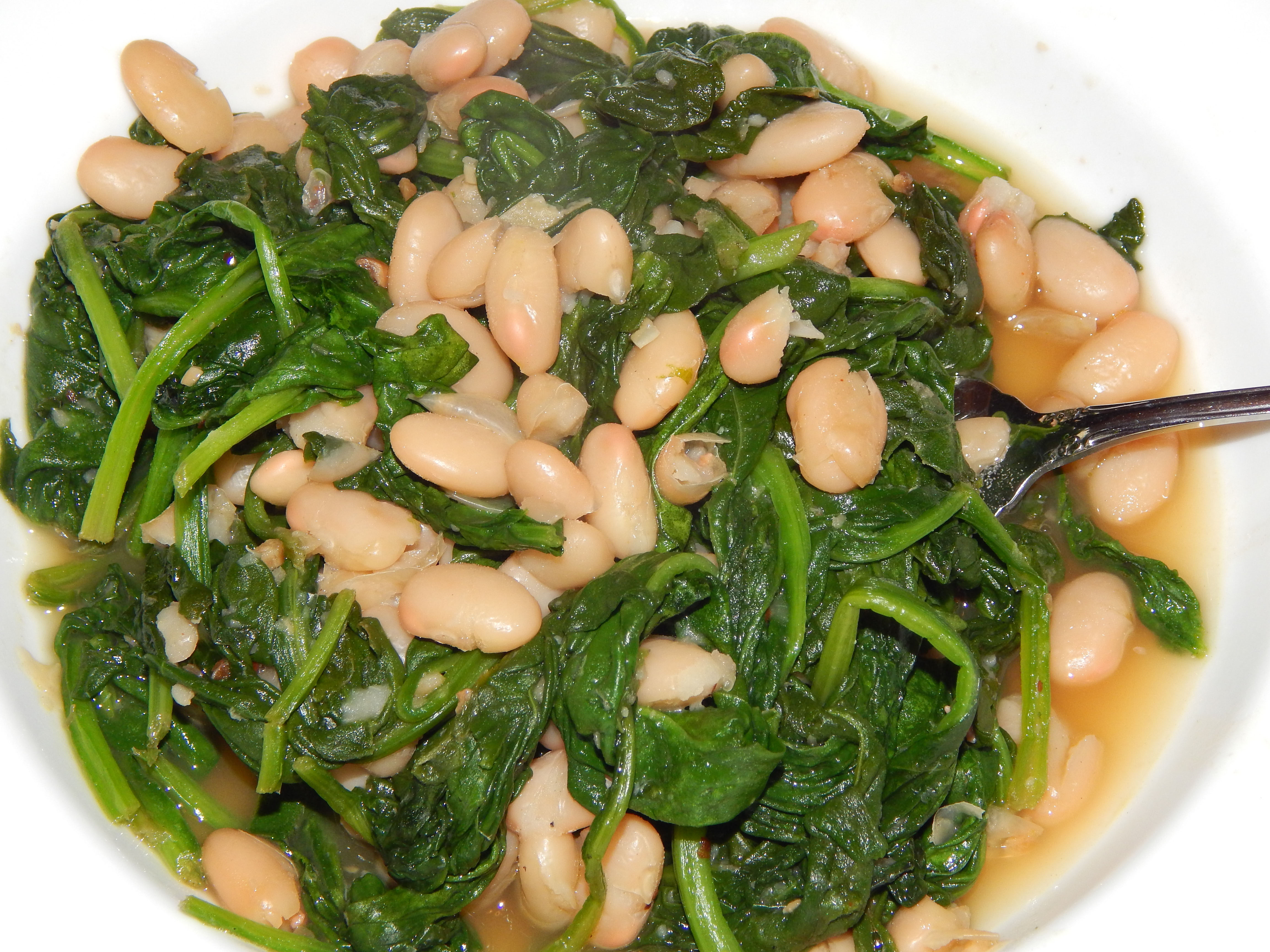 Greens And Beans
 Meatless Monday Tuscan White Beans & Greens Vegan