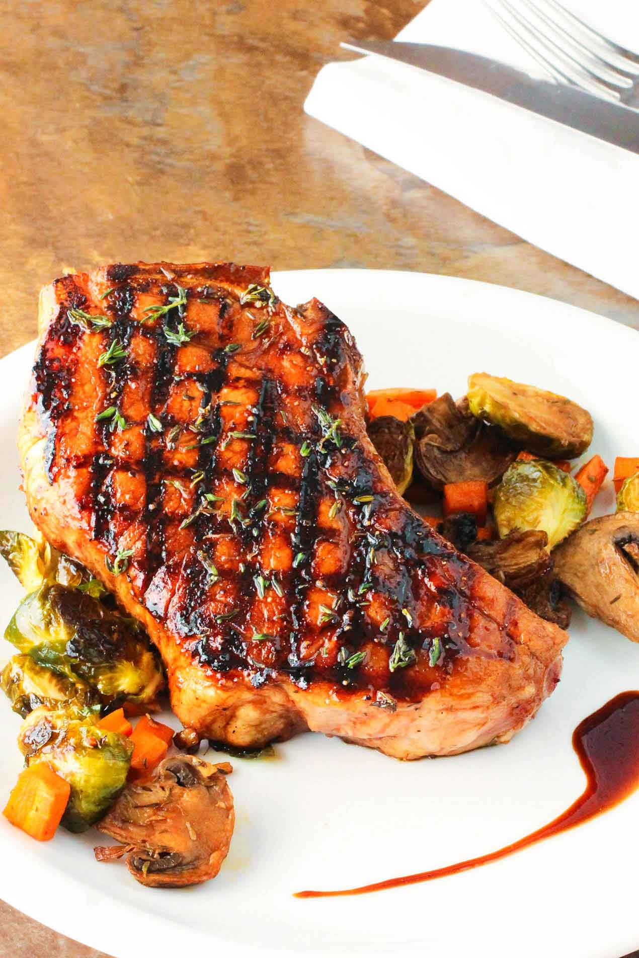 Grill Pork Chops
 Balsamic Grilled Pork Chops How To Feed A Loon