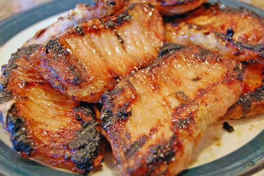 Grill Pork Chops Time
 Honey Mustard Grilled Pork Chops Eat at Home