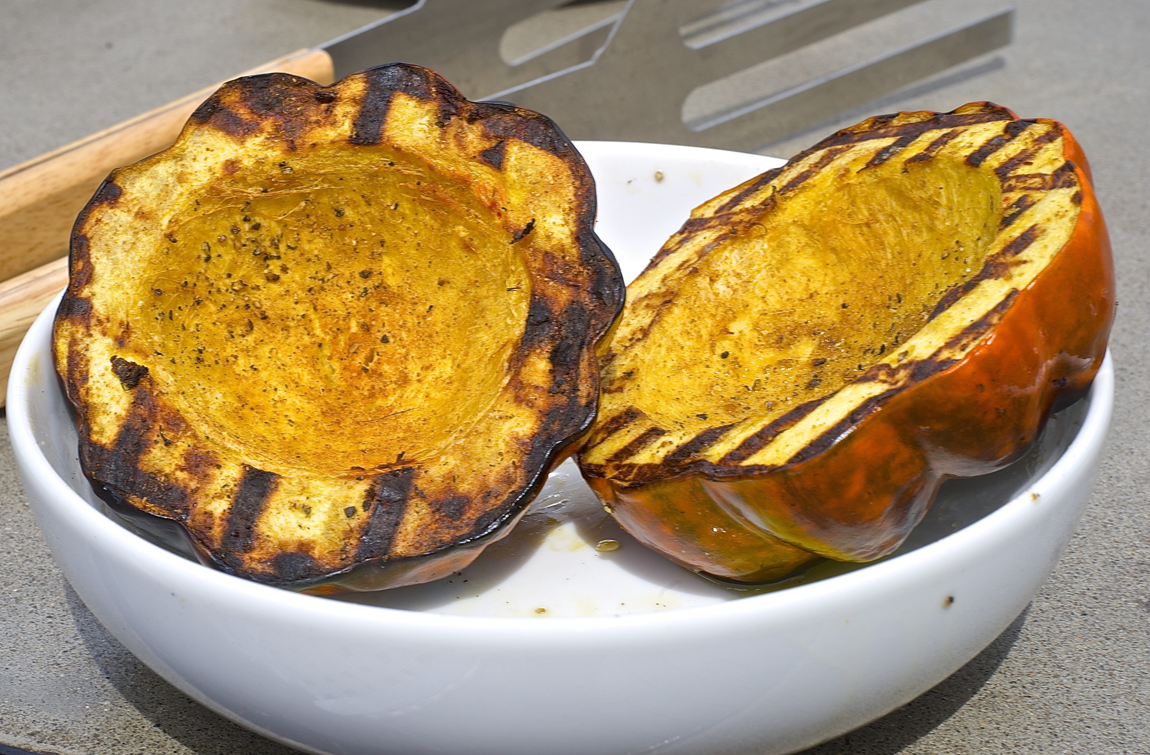 Grilled Acorn Squash
 Grilled Butternut Acorn Squash or Pumpkin