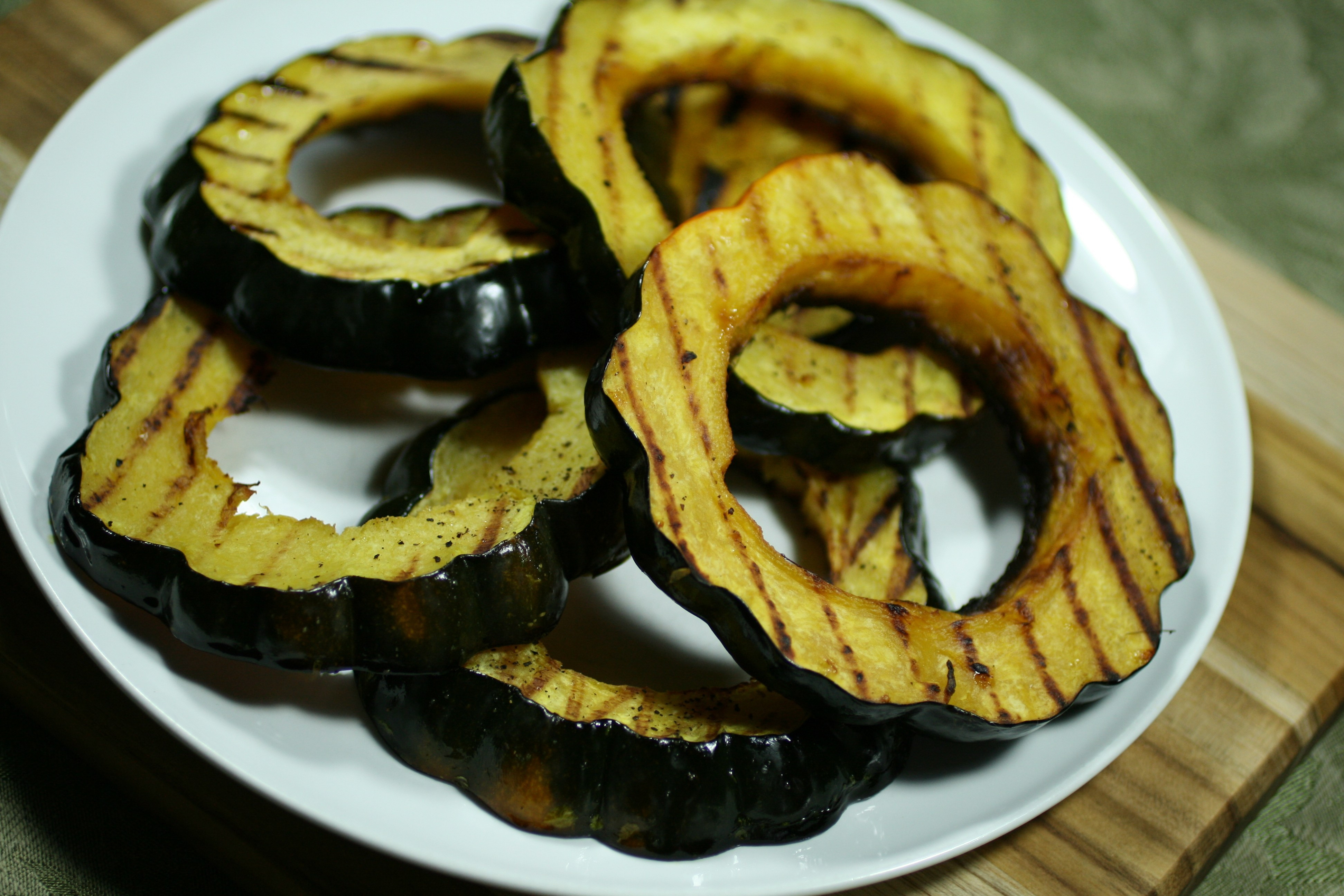 Grilled Acorn Squash
 grilled acorn squash