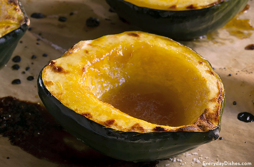 Grilled Acorn Squash
 Roasted acorn squash with brown sugar Everyday Dishes