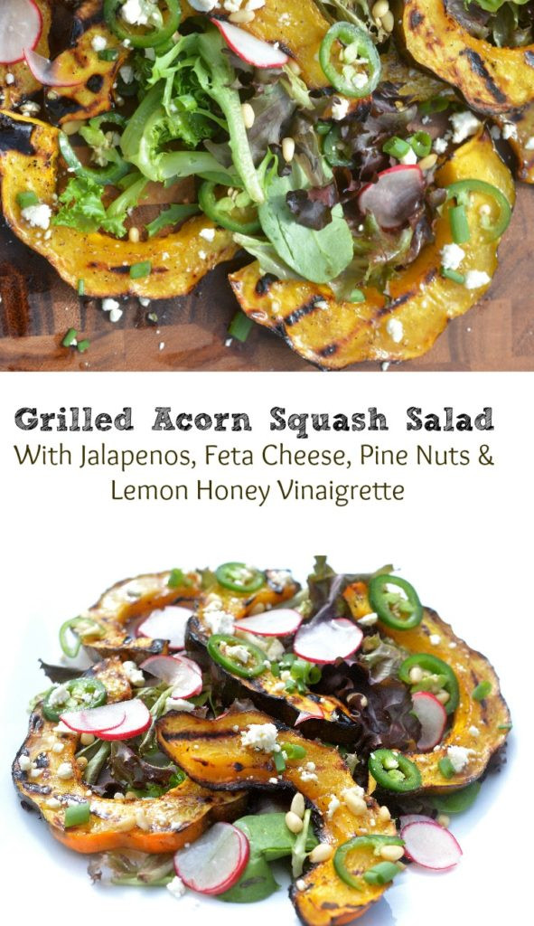 Grilled Acorn Squash
 Grilled Acorn Squash Salad Souffle Bombay