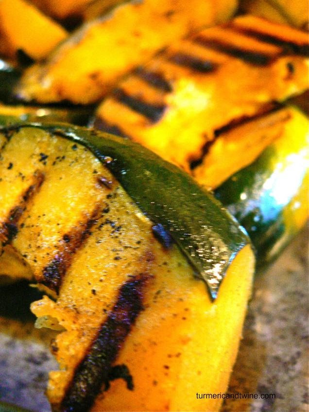 Grilled Acorn Squash
 Molecular Gastronomy Bacon Wrapped Acorn Squash with