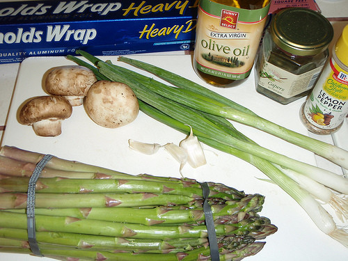 Grilled Asparagus Foil
 Aluminum Foil Asparagus The Grill Aluminum Foil