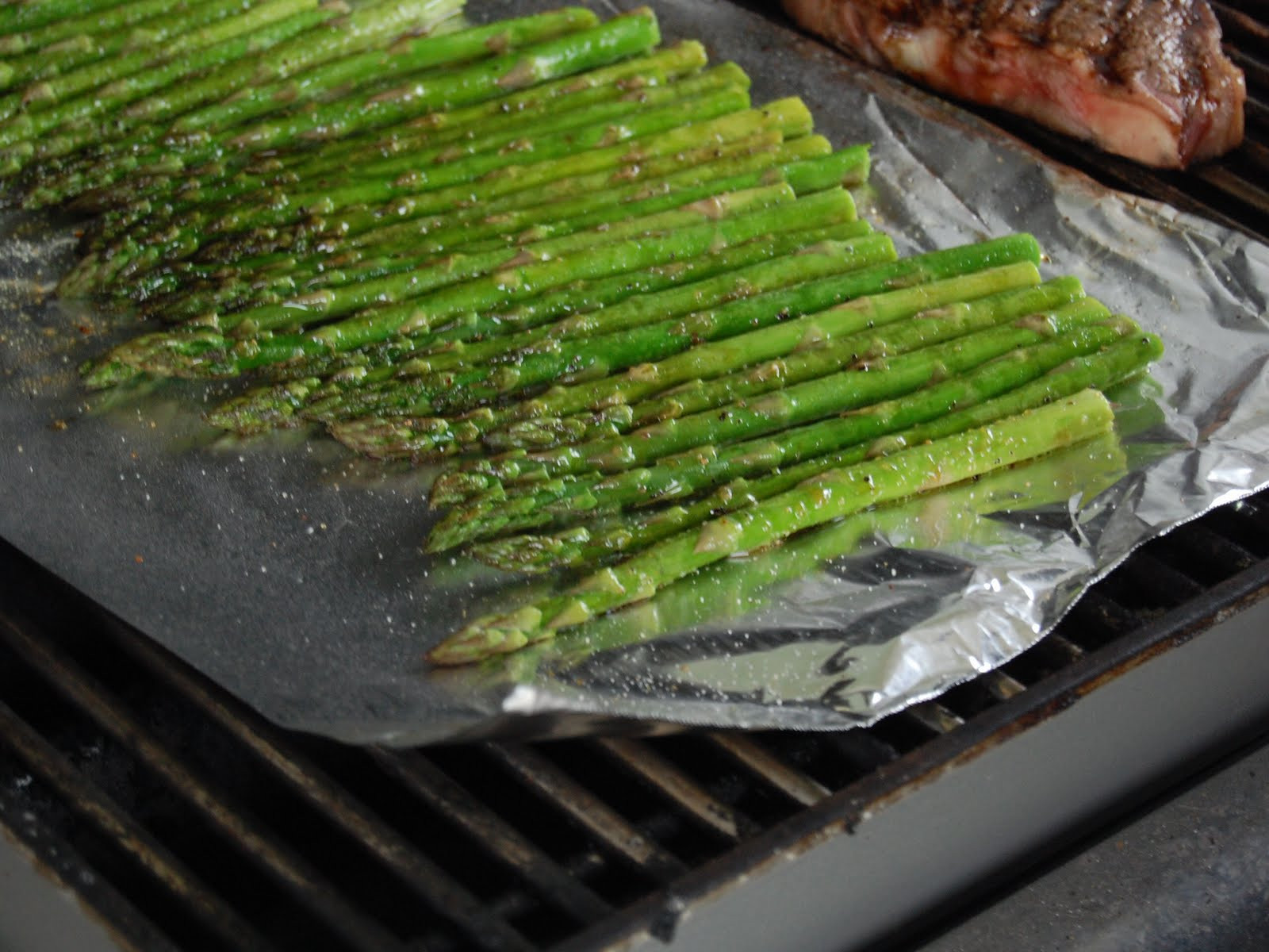 Grilled Asparagus In Foil
 Cassie Craves Asparagus Two Ways