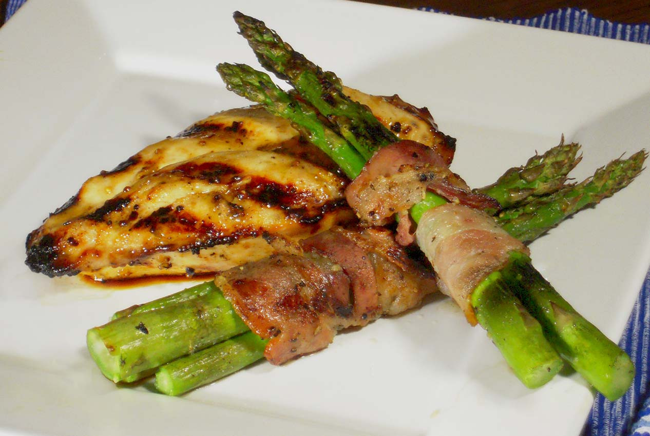 Grilled Bacon Wrapped Asparagus
 Bacon Wrapped Asparagus Paleo Recipe