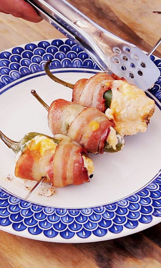 Grilled Bacon Wrapped Jalapeno Poppers
 Pinterest • The world’s catalog of ideas