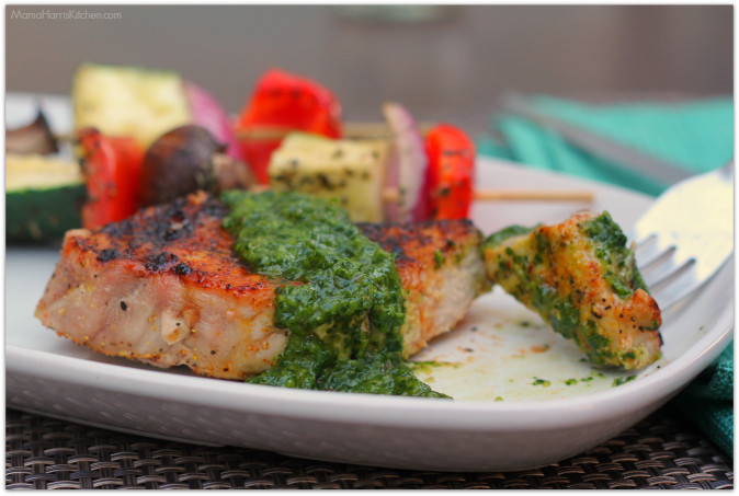 Grilled Boneless Pork Chops
 Grilled Boneless Pork Chops with Chimichurri