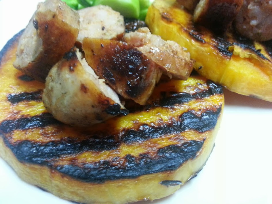 Grilled Butternut Squash
 Recipe Grilled Butternut Squash Patties with Sausage and