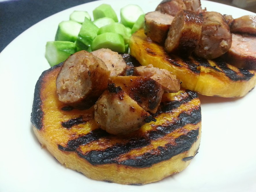 Grilled Butternut Squash
 Recipe Grilled Butternut Squash Patties with Sausage and
