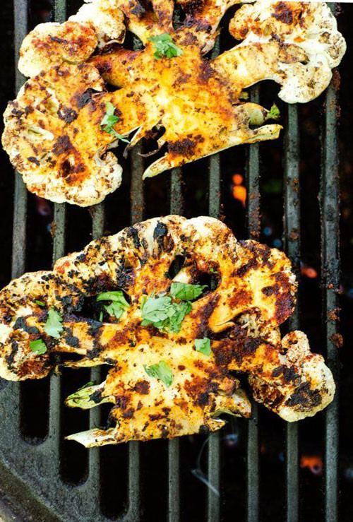 Grilled Cauliflower Steaks
 21 Things You Never Thought of Grilling