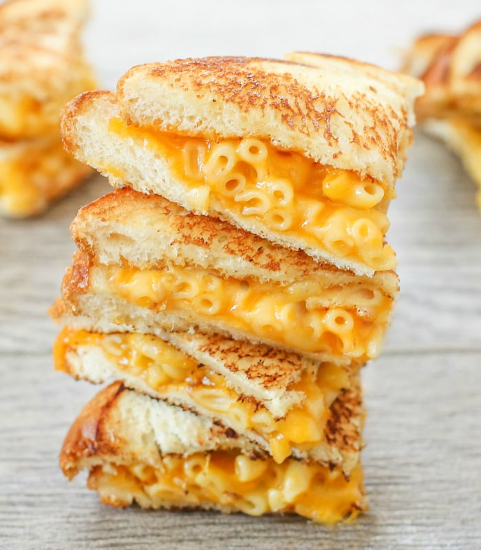 Grilled Cheese Sandwiches
 Grilled Macaroni and Cheese Sandwich Kirbie s Cravings